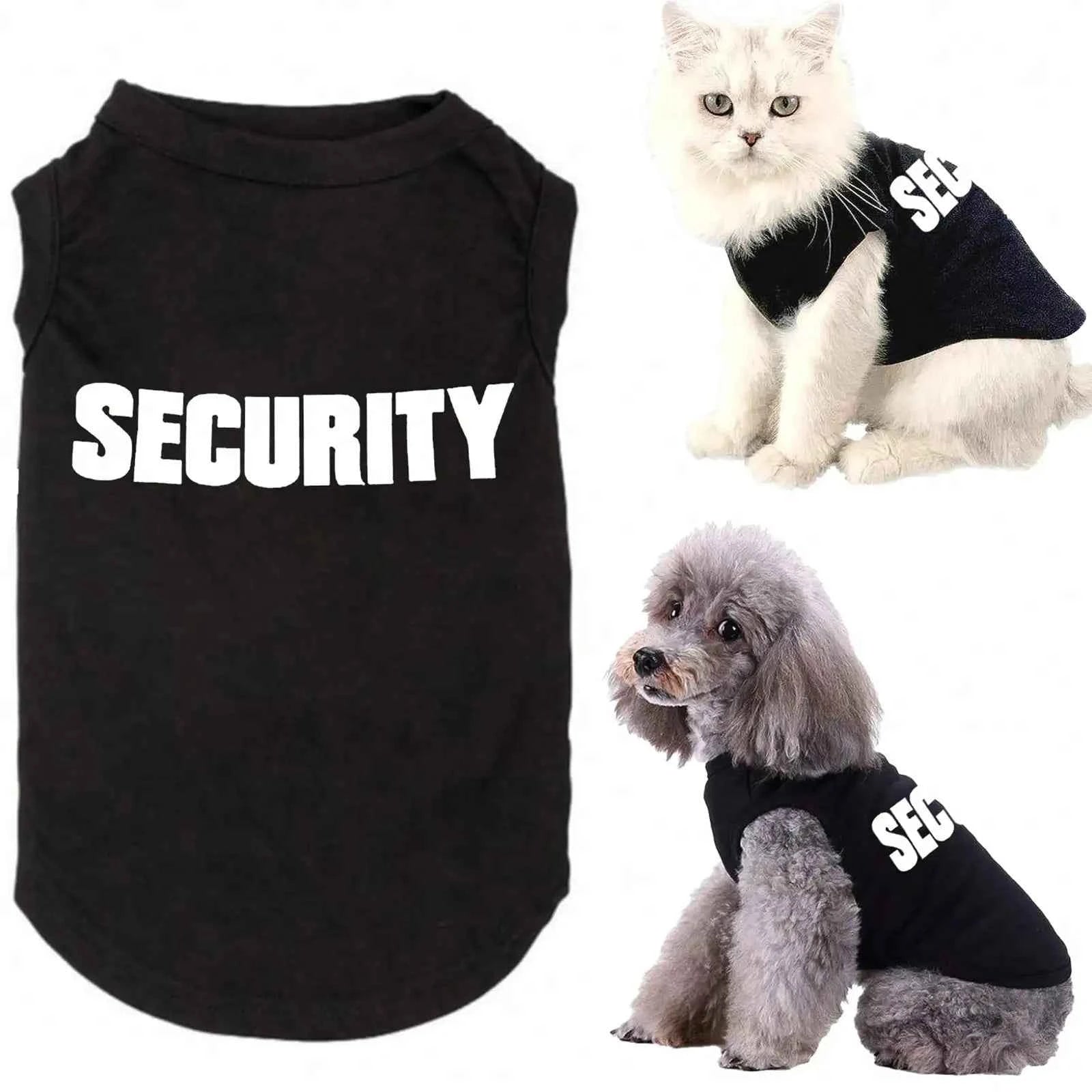 1 Pcs Dog and cat clothes breathable cute letter print thin cartoon pet sleeveless top
