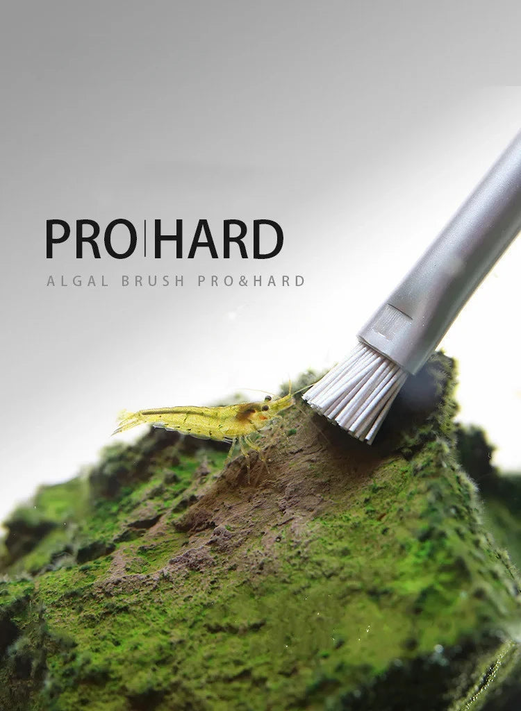 Aquapro Algae Brush Cleaning Brush Fish Tanks And Aquariums Tool Stainless Steel Water Plant ADA Quality Algae Remover Cleaner