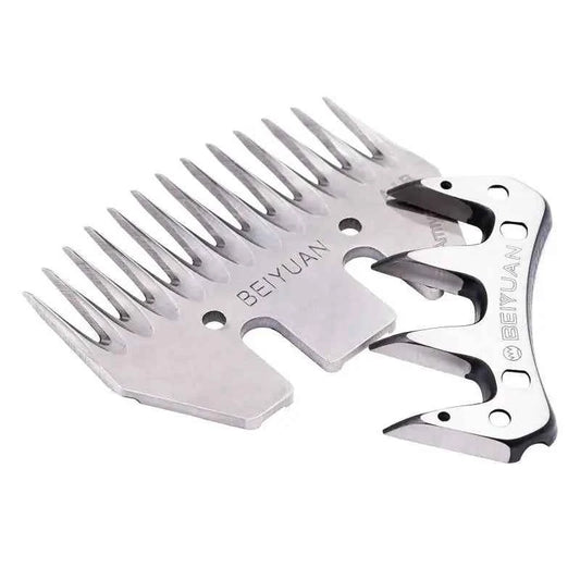 Stainless Steel Wool Scissors Sheep/goats Shears Convex Comb Cutter Shearing Clipper 4/9/13 Tooth Straight/curved Wool Blade