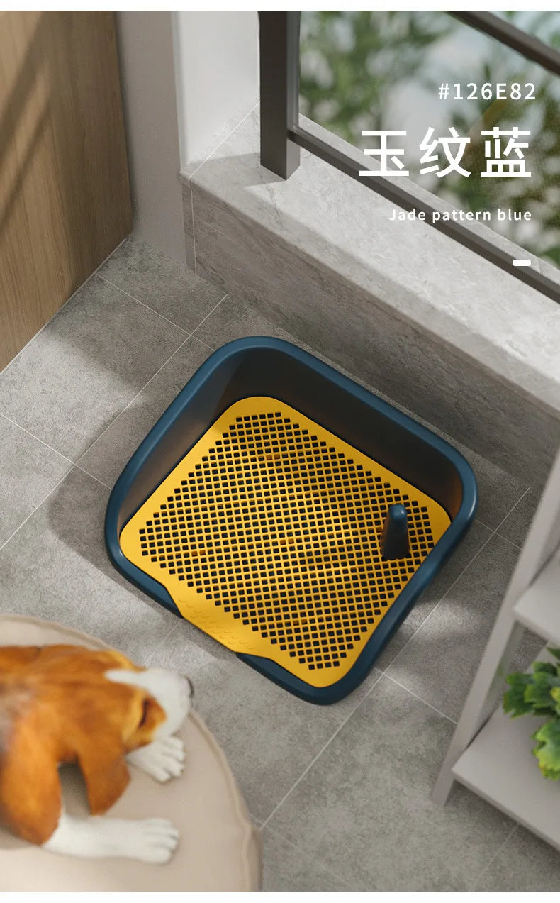 Large Size Dog Training Toilet Litter Box Pet Toilet for Dog Portable Dog Training Toilet Puppy Pad Holder Tray Indoor Dog Potty