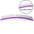 19cm Pet Curved Comb Stainless Combs Professional Pet Grooming Comb Dense Sparse Teeth Dog Cat Cleaning Brush Open Knot Combmb