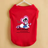 1PC  Lucy print pet sleeveless T-shirt, soft and breathable round neck pet vest
