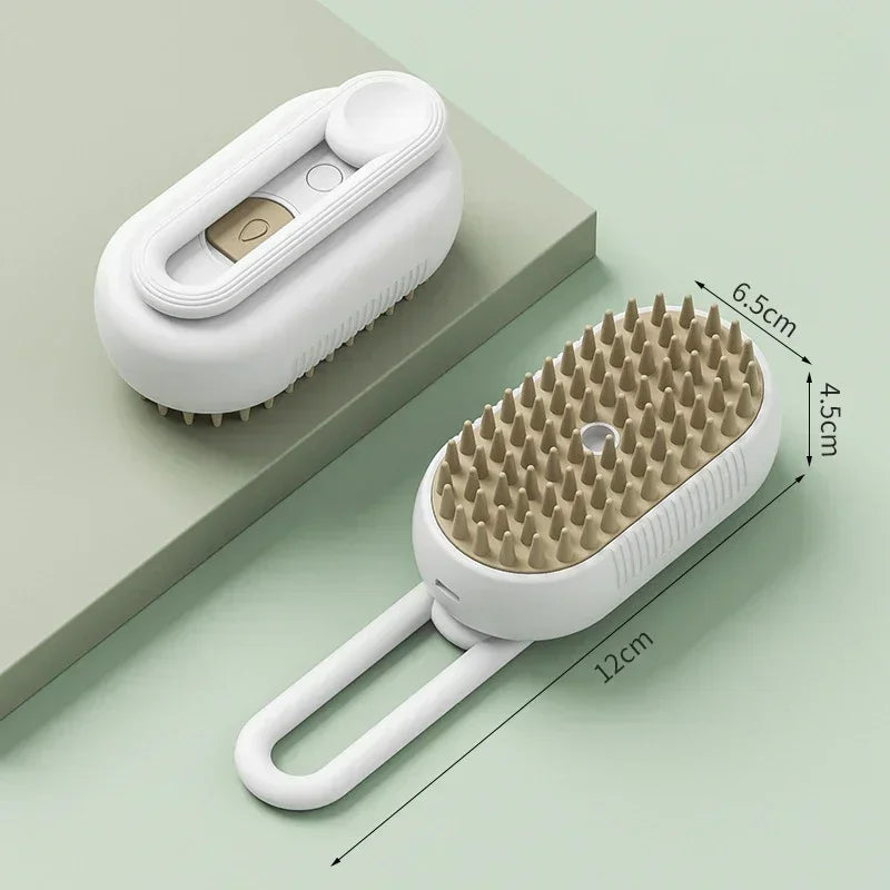 Pet Hair Remover Kit Multifunction Dog Steamy Brush Massager Spray Hair Removal Cat Grooming Comb Dogs Hair Cleaning
