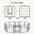 JHK Metal 12 Panels Dog Playpen Pet Fence 24 Inch to 40 Inch Foldable Large Dog Puppy Exercise for Yard Gate Camping Outdoor