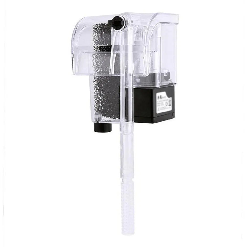 Performance Hang-On The Back Power Filter for Desktop and Betta Aquariums Submersible pump oxygen pump