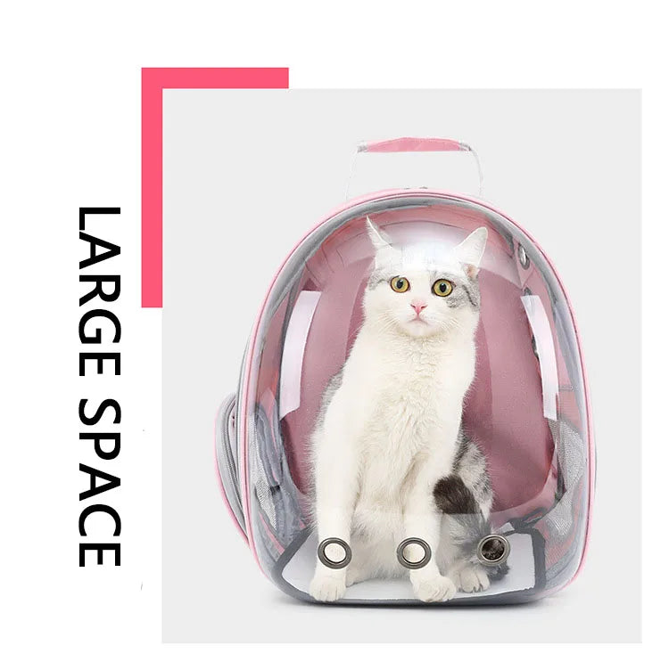 Cat Outing Bag Pet Extra Large Space Carrying Bag Cabin Aviation Box Cat Backpack Bag Side Opening - Play Paws Toys