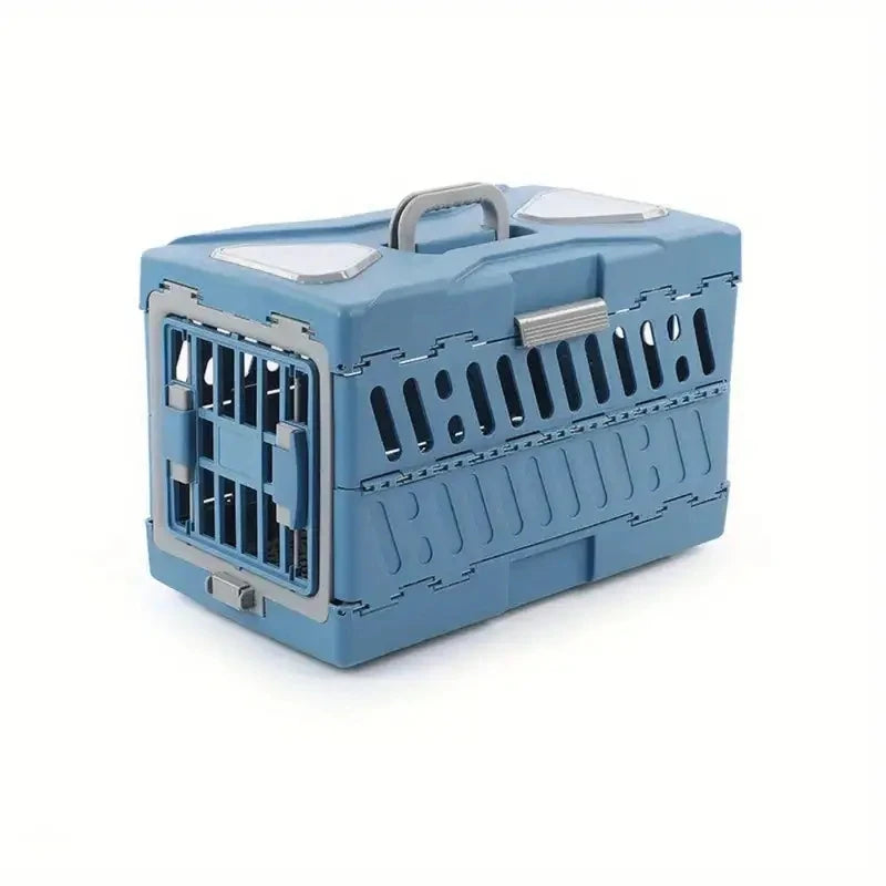 Portable Pp Material Outdoor Pet Cage, Foldable Durable PetTravel Carriers Dog Cage Large Cat Carrier Hard - Play Paws Toys