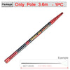 BAKAWA Folding Fishing Net Telescopic Landing Net 4m3.6M Carp Carbon Fiber Fly Tools Sea Hand Dip Net Landing Net Accessorie