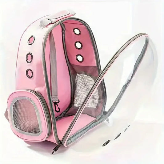 Cat Outing Bag Pet Extra Large Space Carrying Bag Cabin Aviation Box Cat Backpack Bag Side Opening - Play Paws Toys