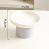 Elevated Ceramic Cat Bowl Non-Slip Pet Food DishHeavy Base for Flat-Face Cats/Dogs, Neck Protection, Anti-Spill, Easy Clean