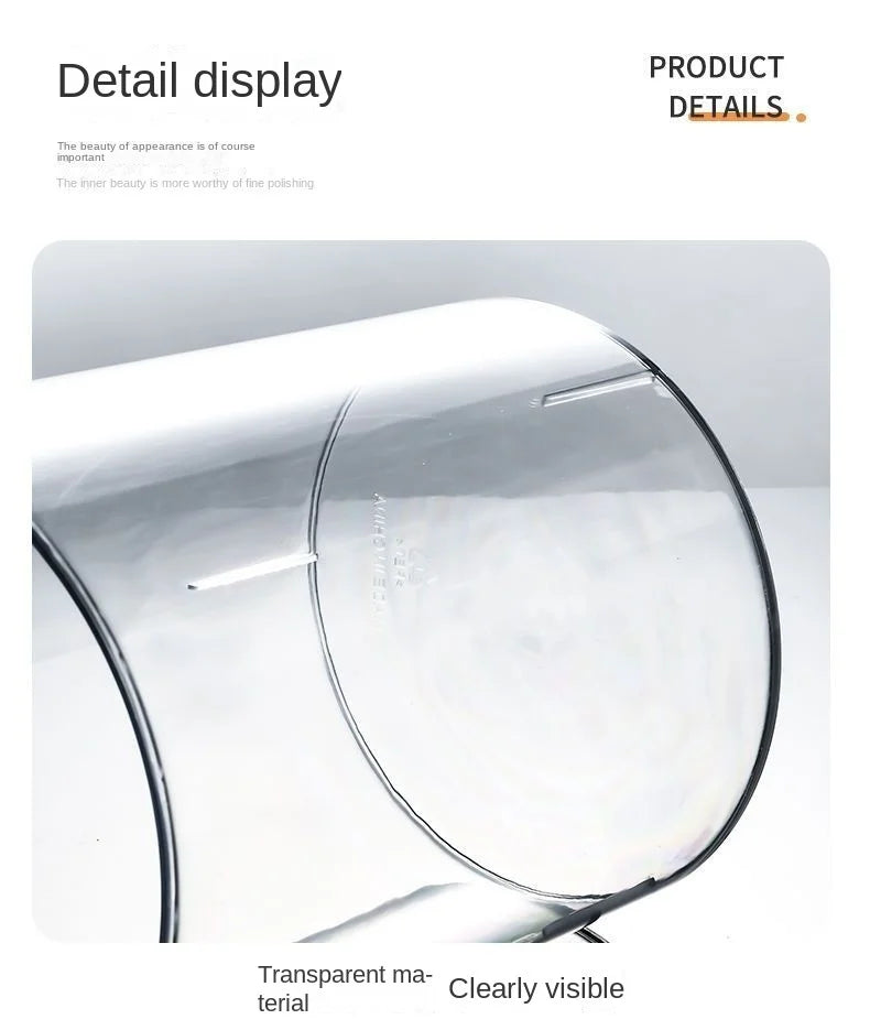 PET Aquarium Box Plastics Ultra-white Organic Glass Explosion-proof Fish Tank Tabletop Small Ecological Water Tank