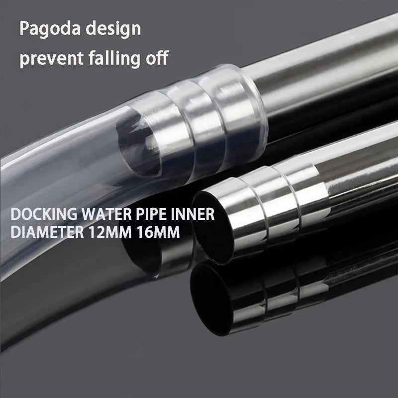 ZRDR Fish tank filter tube filter Aquarium external 304 stainless steel inlet and outlet Oil removal film filter accessories
