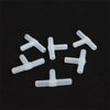 10PCS 4mm Plastic Tee's "T" 3-Way Fish Tank Acuarios Aquarium Air Pump Line Tubing Joints Connectors Air Pump Accessories