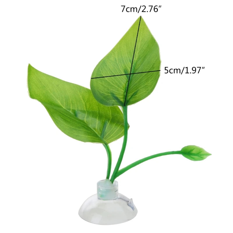 Fishtanks Decorations for Betta Fish Resting Bed Leaf Hammock Spawning Pad for Bettas Simulation Habitats AquaticPlant
