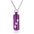Pet Paws Ashes Jewelry Cremation Urn Memorial Pendant Necklace Aluminum Alloy Cylinder Ashes Jewelry for Ashes Women Men