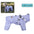 Dog Raincoat With Harness Waterproof Jacket for Small Dogs Adjustable Reflective Dog Rain Overalls Four legged raincoat Pet Rain