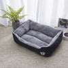 Square Large Dog Bed Soft Cat Sleeping Sofa Winter Warm Basket for Dog Waterproof Dog House for Small Cat Kennel Accessories