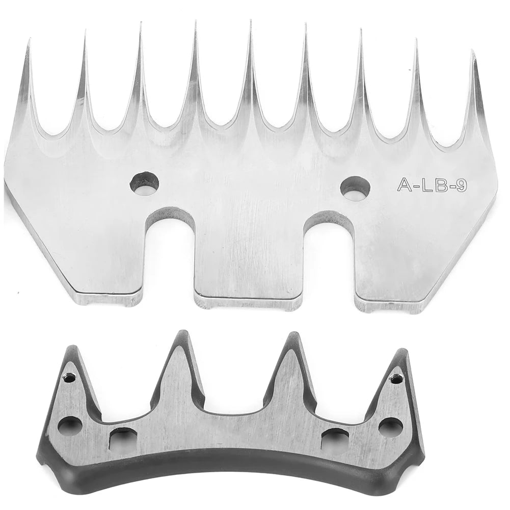 9/13-tooth Stainless Steel Sheep Clippers Blade High Hardness Cutting Shearing Cutter Replacement Cutting Blade Sheep Shear Part