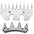 9/13-tooth Stainless Steel Sheep Clippers Blade High Hardness Cutting Shearing Cutter Replacement Cutting Blade Sheep Shear Part