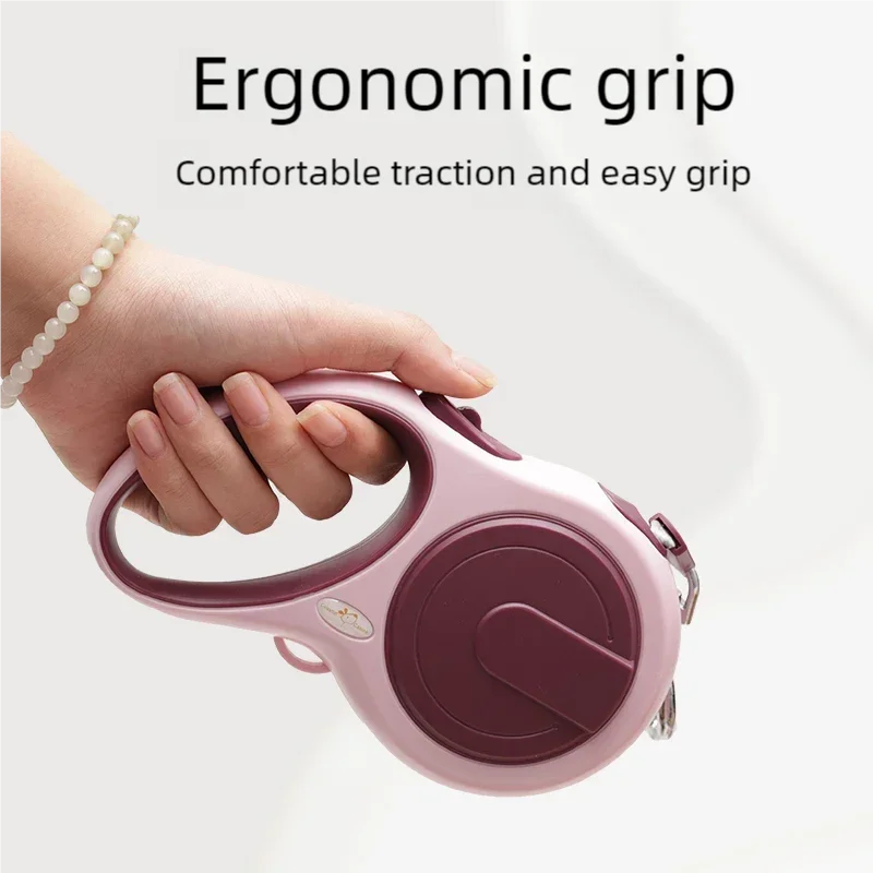 5m Dog Leash Strong Nylon Retractable Roulette Collar For Small Medium Large Dogs Cats Automatic Retractable Durable Pet Supplie