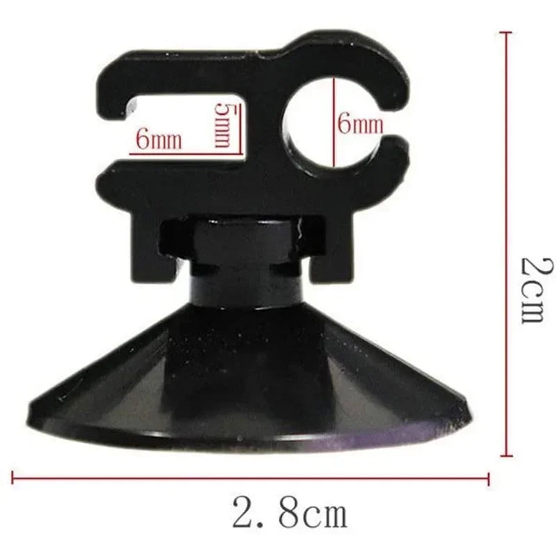10PcsAquarium Suction Cup Clip Fish Tank Oxygen Tube Hose Pump Power Cord Buckle Wire Finisher Suction Cups Aquarium Accessories