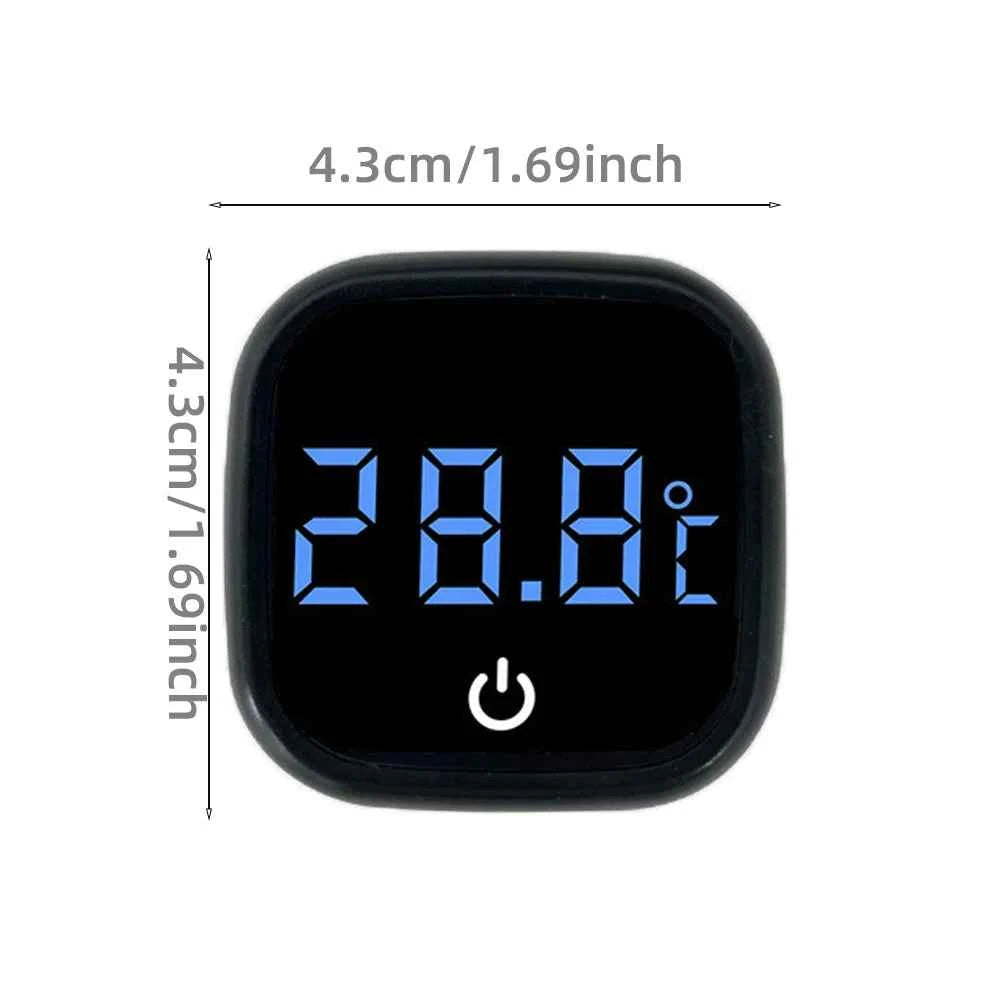 Fish Tank Digital Thermometer Aquarium Temperature Measuring Device Touch Switch Accurate Durable Aquarium Pet Incubator Indoor