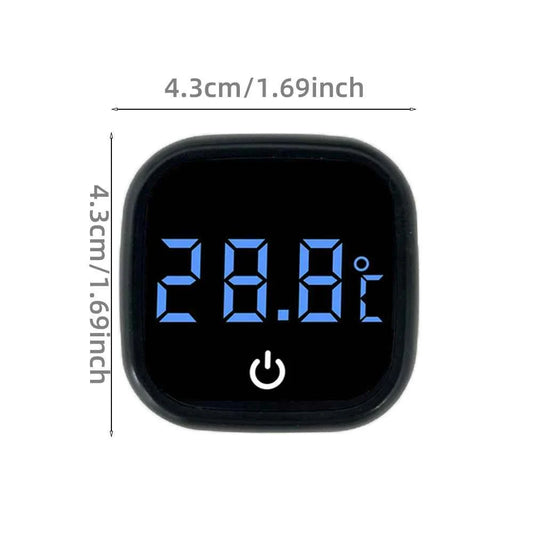 Fish Tank Digital Thermometer Aquarium Temperature Measuring Device Touch Switch Accurate Durable Aquarium Pet Incubator Indoor