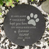 Pet Memorial Gift Custom Pet Memorial Garden Stone Slate Engraved Garden Slate with Dog Name Dog Loss Gifts