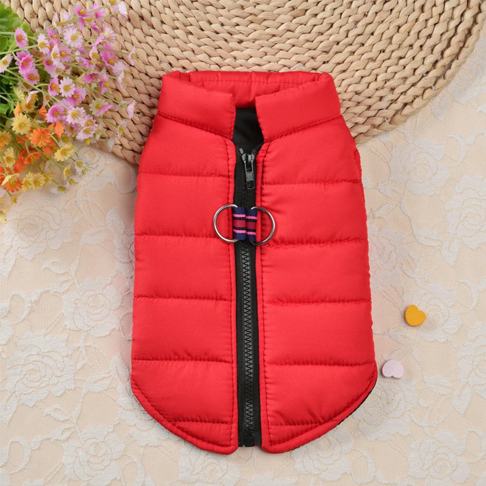 Winter Dog Jacket Vest Warm Pet Clothes Puppy Coat For Small Medium Dogs Cats Outfit Chihuahua French Bulldog Clothing Perro