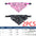 Dog Cat Neck Decor Adjustable Triangular Bandage for Pet Washable Scarf Bandana Collar Bibs Cat  Birthday Party Dress Up GWFD02