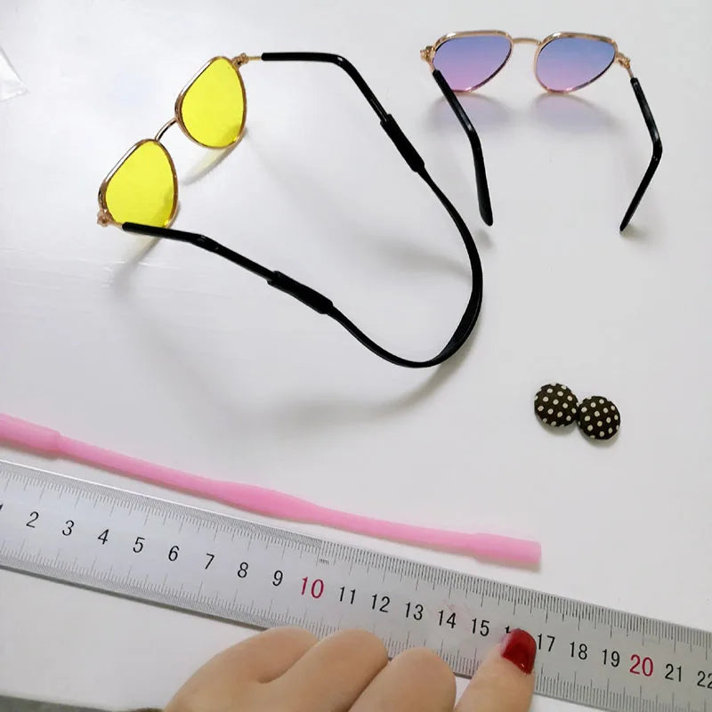 Puppy Dog Sunglasses Anti-skid Round Metal Cat Classic Retro Sunglasses Hippie Cute and Funny Pet Glasses Cosplay Party Costume