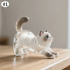 Cat Hair Memorial Storage Keychain Cat Fur Container Pets Cat Fur Collector Capsule Keyring Kitty Hair Hanging Pendants