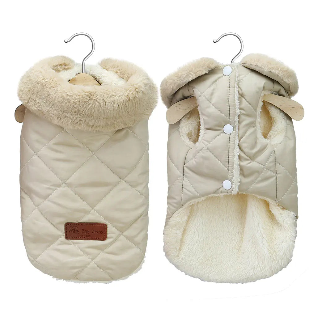 Soft Warm Pet Jacket Clothes 3 Colors Winter Puppy Dogs Cats Clothing Pet Outfits French Bulldog Chihuahua Pug Coat Vest S-XXL