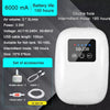 1PCS Aquarium Fish Tank Oxygen Air Pump Compressor Charging Silent USB with Battery Portable Fishing Oxygenator 6000mA Outdoor