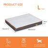 Dog Pet Bed  Large Padded Orthopedic Dog Bed Foam Cushion Pets Pillow Bed with Washable Cover