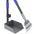 Dog Pooper Scooper, Dog Poop Tray and Rake Set, Pet Waste Removal Scoop with Long Adjustable Sectional Stainless Handles