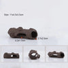 Ceramic House Fish Tank Aquarium Decoration Fish Shrimps Shelter House Pottery Scorpion House Canister Simulation Stone Ornament