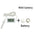 Mini Convenient Digital LCD Thermometer Sensor Hygrometer Gauge Refrigerator Aquarium Monitoring Display Humidity Detector
