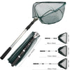 Retractable Landing Net Folding 1.9m/1.5m/1.3m Telescopic Fishing Net Outdoor Sea Mesh Portable Hand Dip Net For Carp Fly Fun
