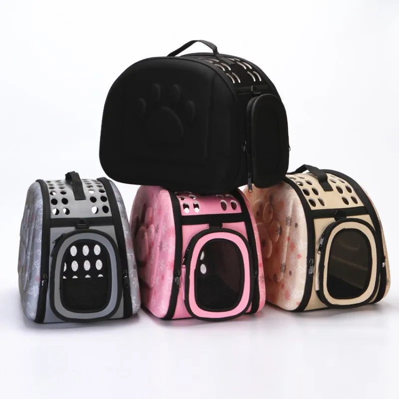 Cat Puppy Carrier Backpack Fashion Breathable 4 Colors Pet Single Shoulder Bags for Cats Small Dogs Outdoor Traveling Supplies - Play Paws Toys