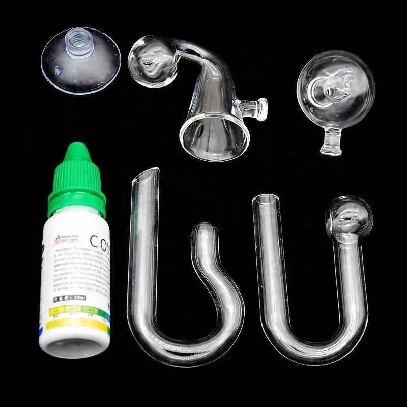 Aquarium CO2 Indicator DIY Fish Tank Glass Liquid Tester Monitor Plants Grass CO2 System Concentration Drop Checker Kit 15ml