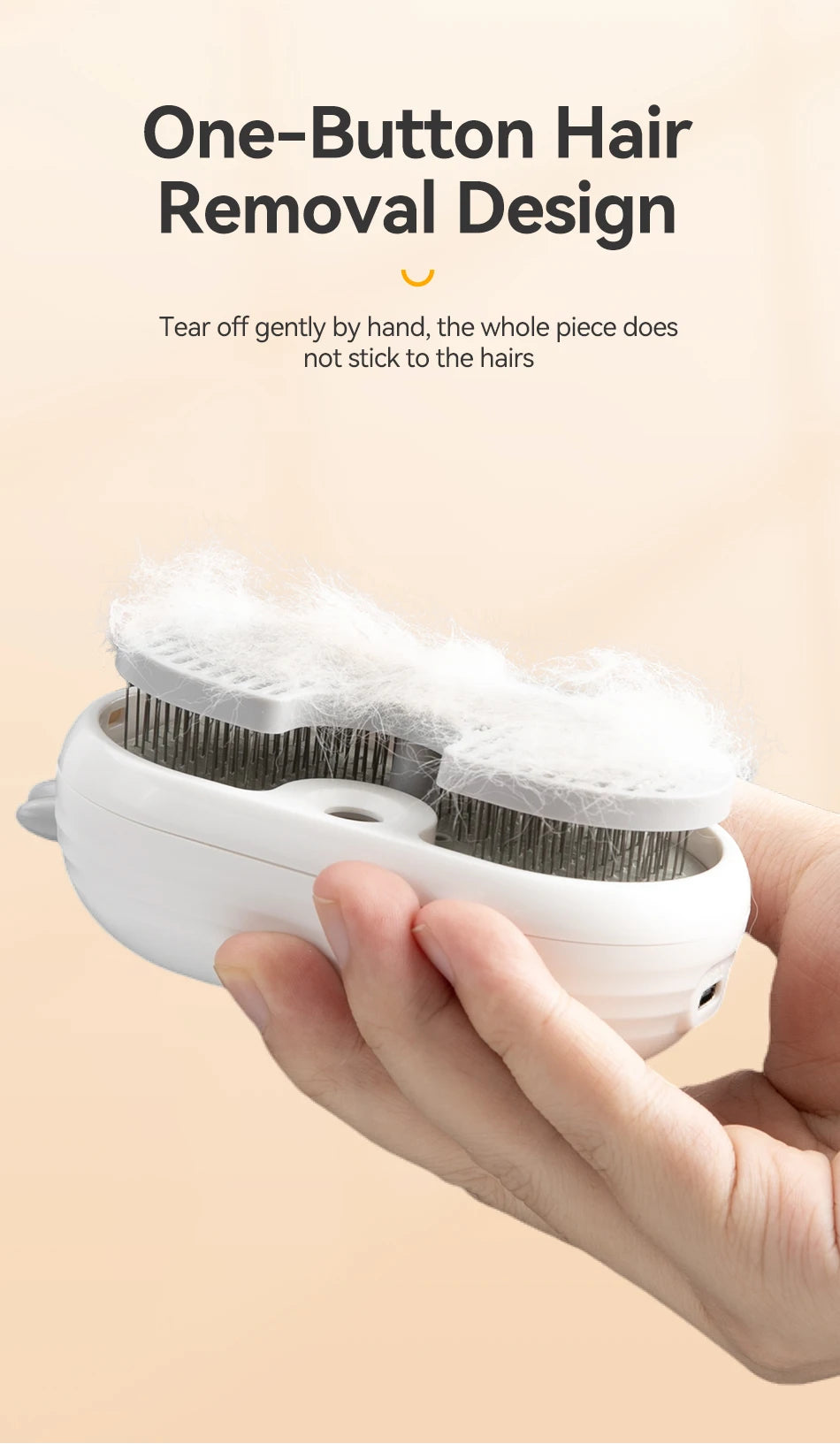 ROJECO Pet Steam Comb Cat Electric Spray Brushes for Dog Hair Removal Combs Pet Hair Grooming Tools Kitten Hair Removal Brushes