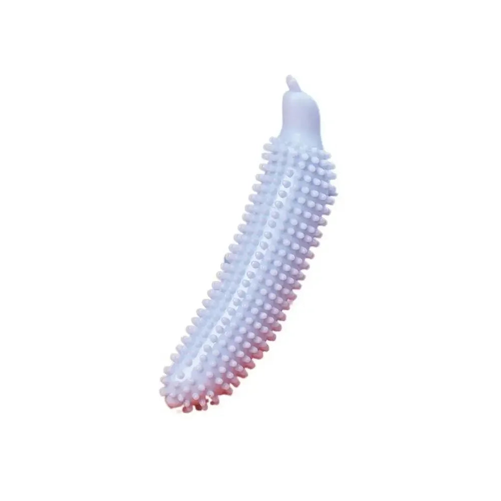 Bite Resistant Cucumber Shape Dog Chew Toy TPE Pet Molar Stick Teeth Grinding Cleaning Accessory