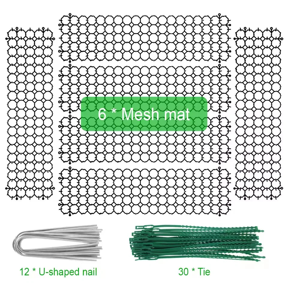 Pet Garden Prickle Strip Dig Stop Cat Repellent Deterrent Mat Anti-cat Prickle Strips Keep Cat Away Digging Climbing Spike