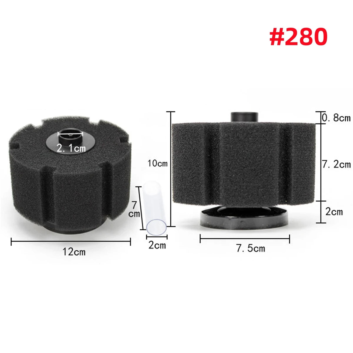5 Sizes Aquarium Fish Tank Air Pump Bio Sponge Filter&Replaceable Biochemical Cotton Filtration Oxygenation Bacteria Cultivation