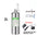 ZRDR Aquarium CO2 Generator Bubble Counter Electromagnetic Valve Steel Cylinder Raw Material Reaction Water Grass CO2 Generator