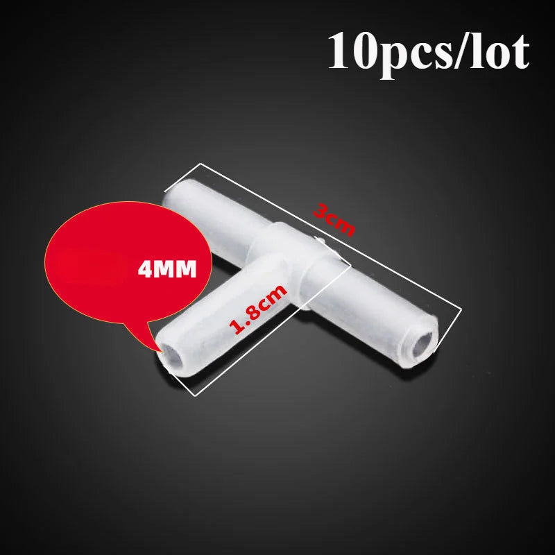 10pcs Aquarium Accessories Fish Tank Air Pump Air Hose Check Valve Three-way Diverter Valve Regulating Valve Bubble Stone