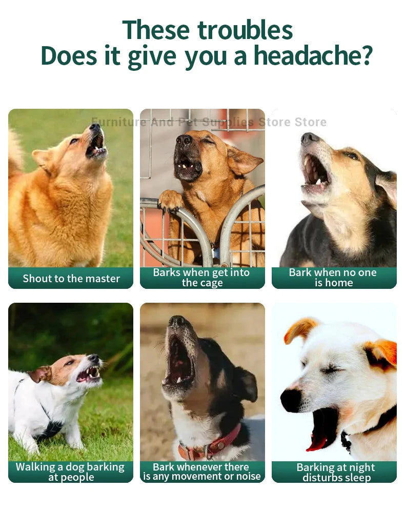 Anti Barking Devices Auto Barking Control Devices with 3 Modes Ultrasonic Dog Stop Barking Dog Devices