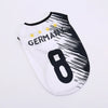Sport Team Dog Vest Mesh Fabric Thin Style Cool Breathig Dog Vests Teddy Pug Golden Retriever Shiba Clothing Cat Dog Pet Clothes