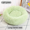 40-60cm Round Pet Bed for Large Dog Bed Super Soft Cat Bed Long Plush Dogs Basket Cushion Cat Bed Cat Mat Animals Sleeping Sofa